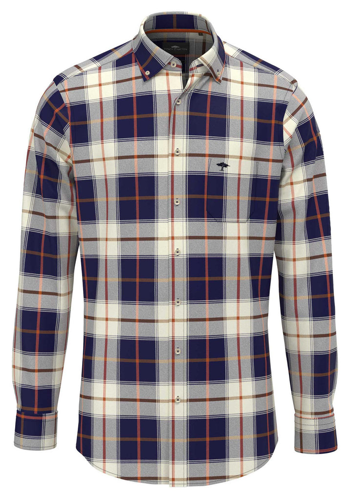 Fynch-Hatton Long Sleeve Flannel Winter White