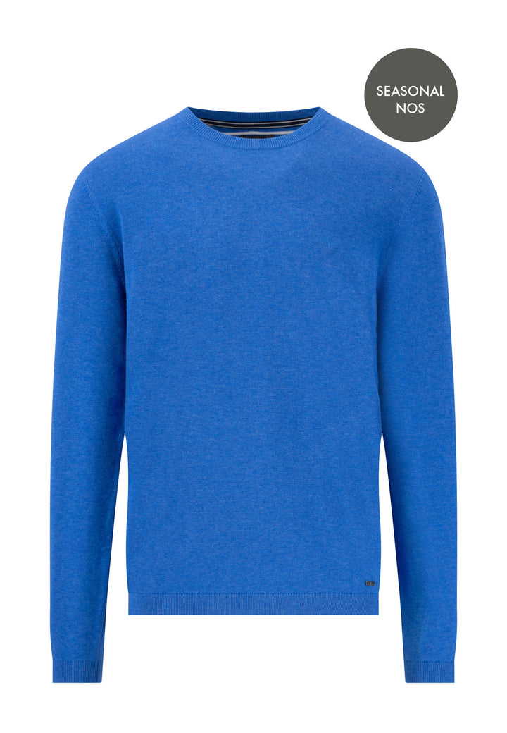 Fynch-Hatton Crew Neck Strong Blue
