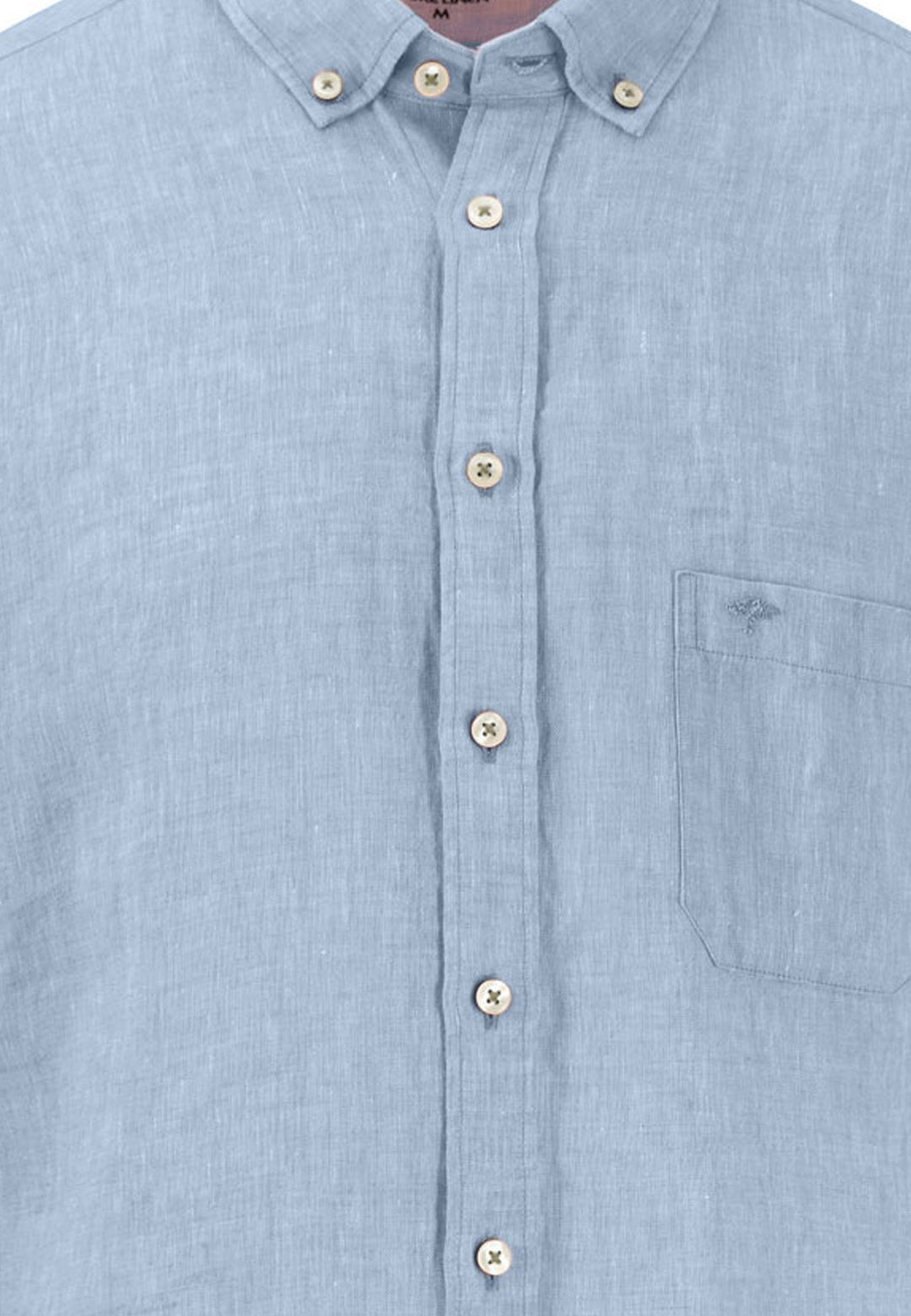 Fynch-Hatton Short Sleeve Linen Shirt Summer Breeze