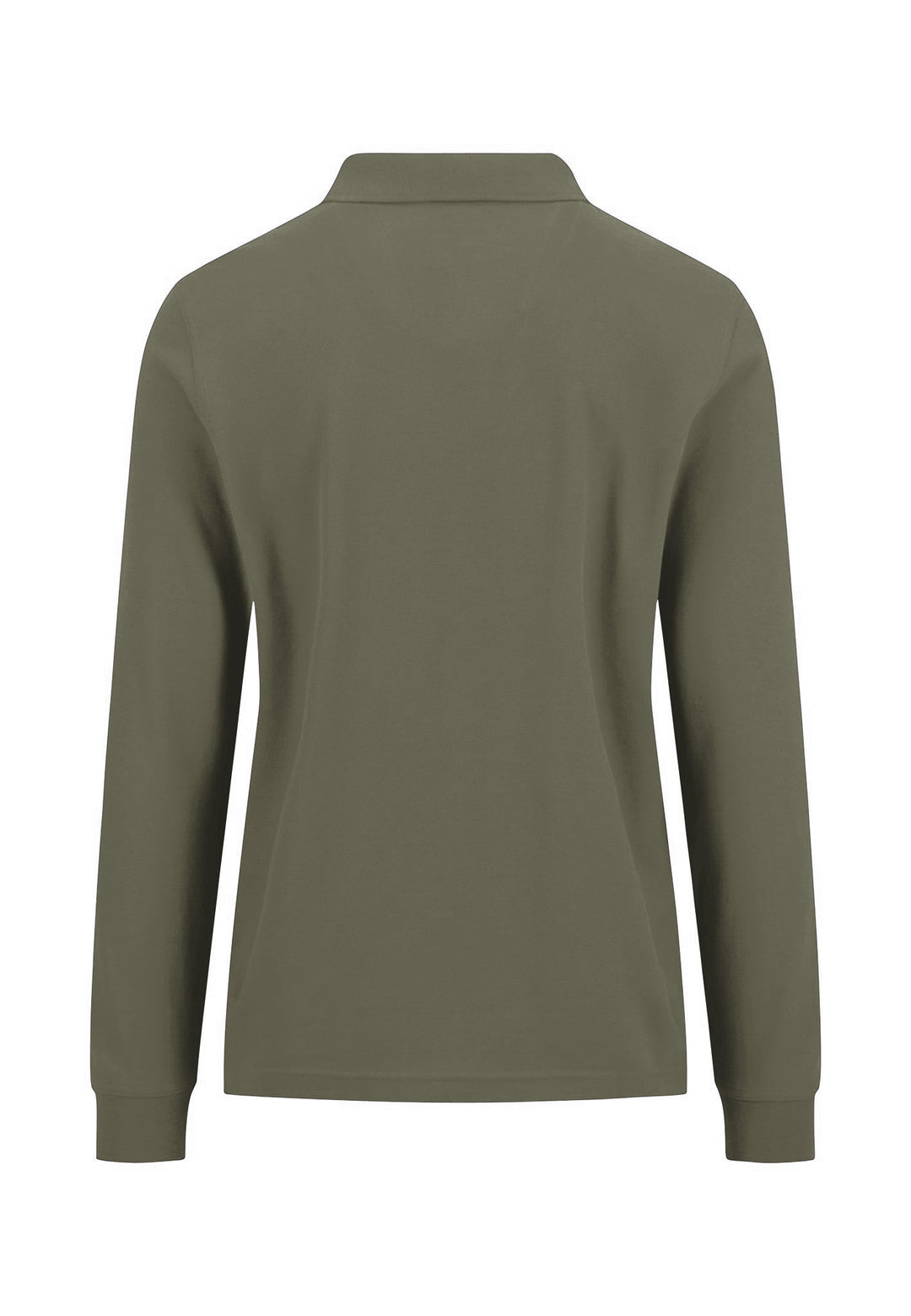 Fynch-Hatton Long Sleeved Polo Top - Green