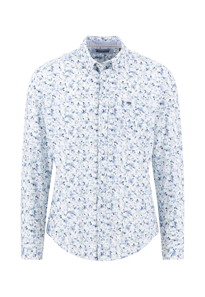 Fynch-Hatton Long Sleeve Floral Horizon Shirt