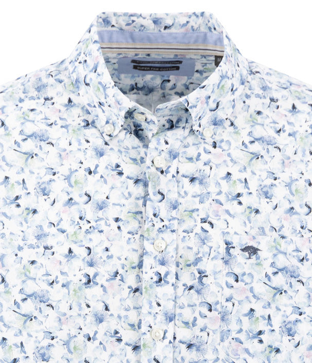 Fynch-Hatton Long Sleeve Floral Horizon Shirt