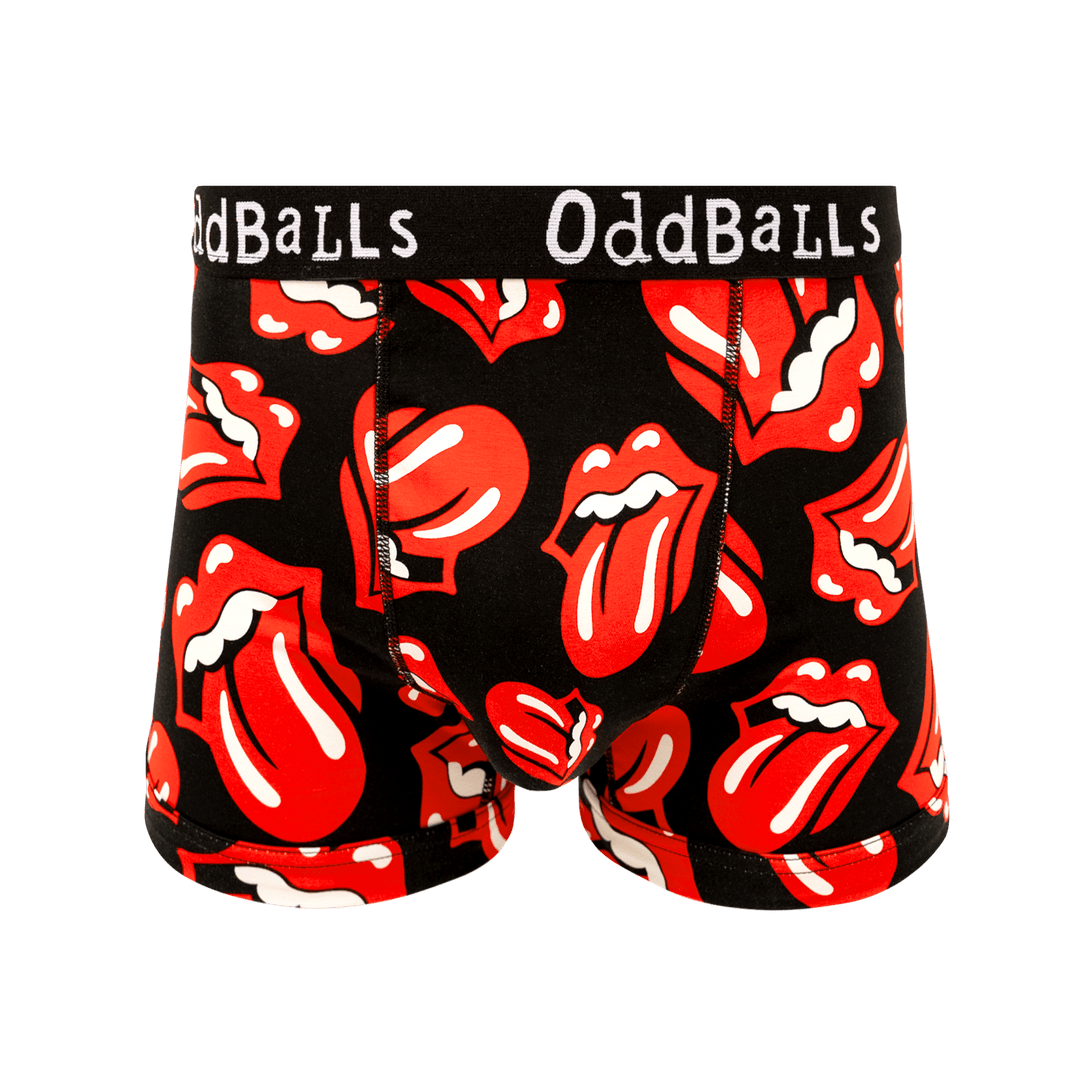 The Rolling Stones Tongue - Mens Cotton Boxer Shorts