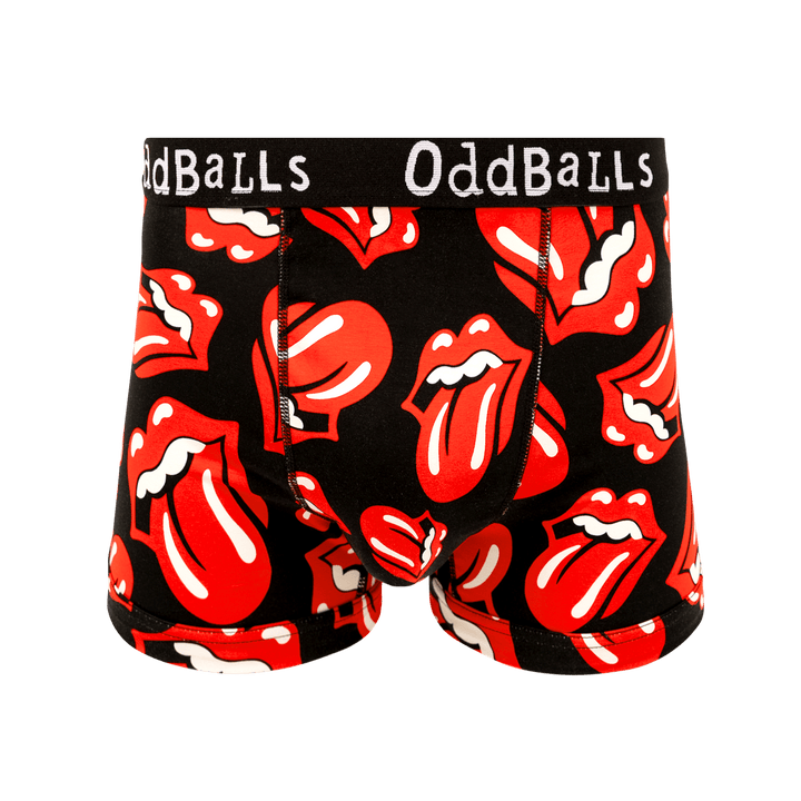 The Rolling Stones Tongue - Mens Cotton Boxer Shorts