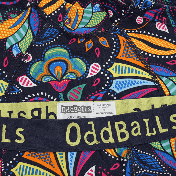 OddBalls Magic Garden - Mens Cotton Boxer Shorts