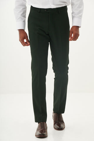 Marc Darcy Bromley Check Olive Green Trousers