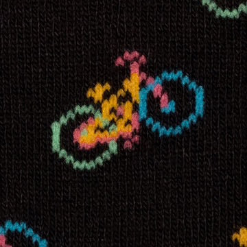 Swole Panda Black Bicycles Bamboo Socks