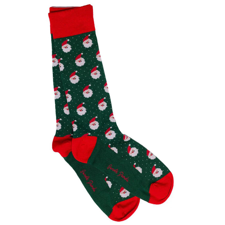 Swole Panda Santa Claus Bamboo Socks