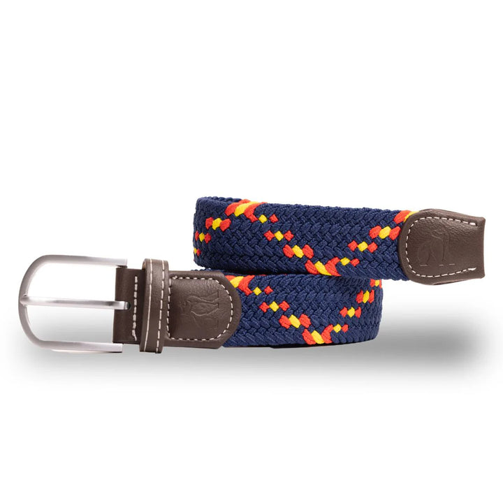 Swole Panda Woven Belt Blue and Yellow