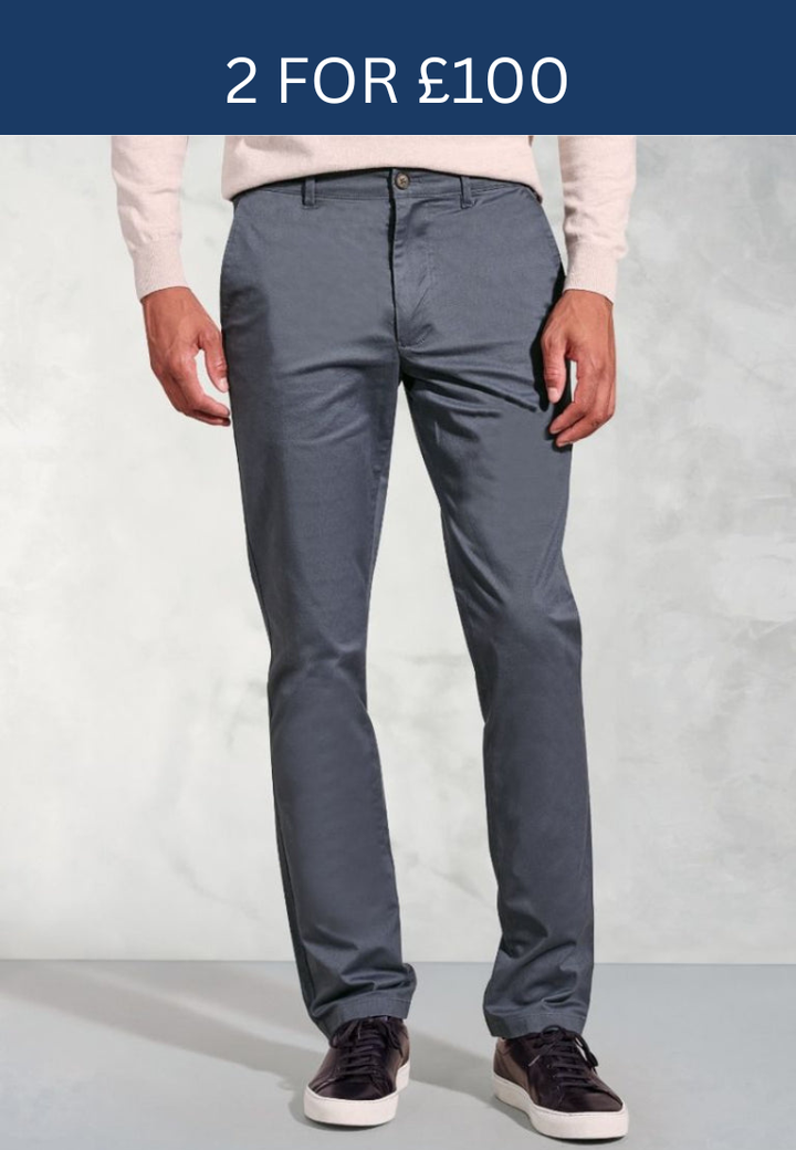 Brook Taverner Leo Slim Fit Chino Air Force