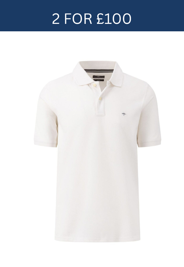 Fynch-Hatton Polo Shirt White