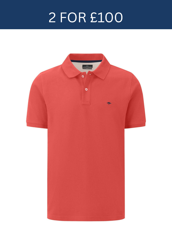 Fynch-Hatton Polo Shirt Flamingo
