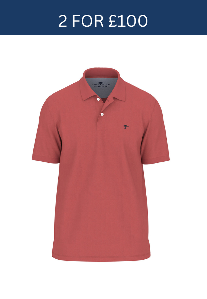 Fynch-Hatton Polo Shirt Terracotta