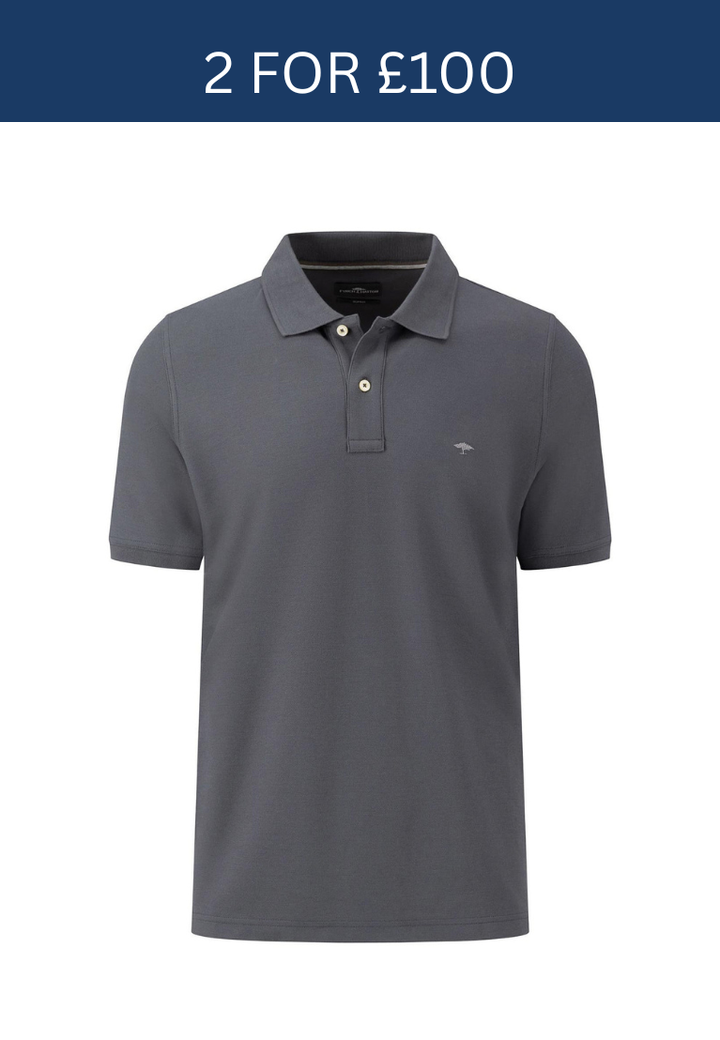 Fynch-Hatton Polo Shirt Asphalt