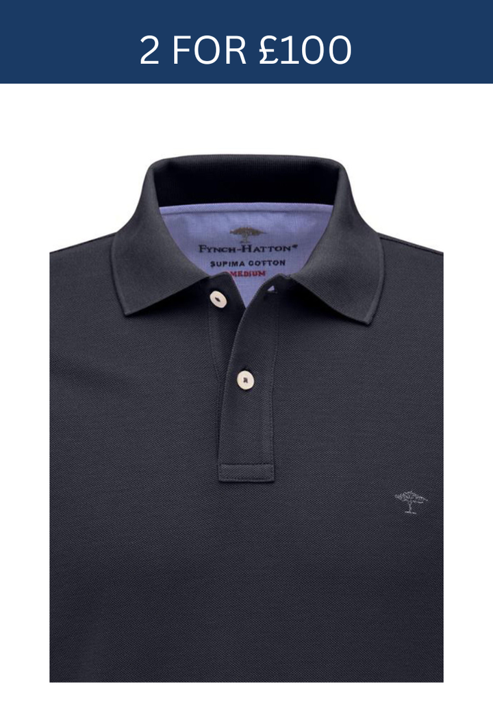 Fynch-Hatton Polo Shirt Navy