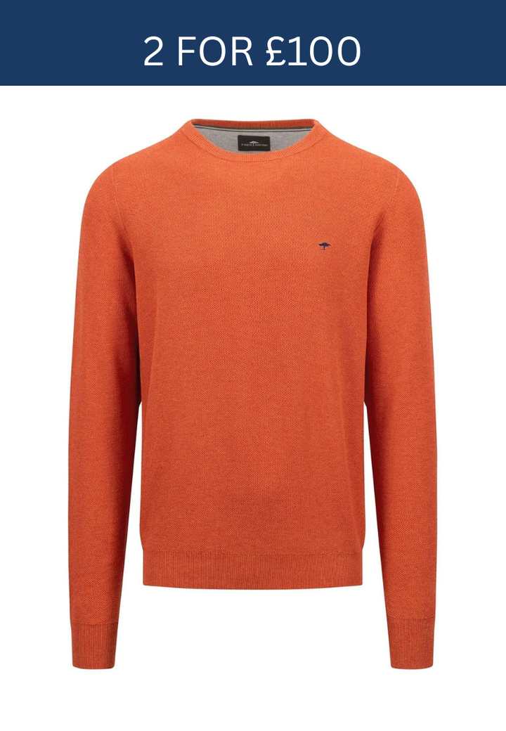 Fynch-Hatton Crew Neck Flame Jumper