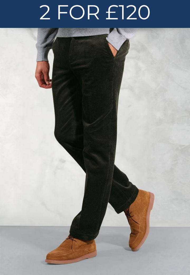 Brook Taverner Ellroy Cords Olive