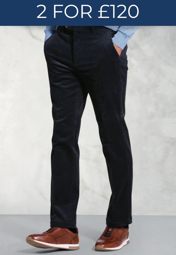 Brook Taverner Ellroy Cords Navy