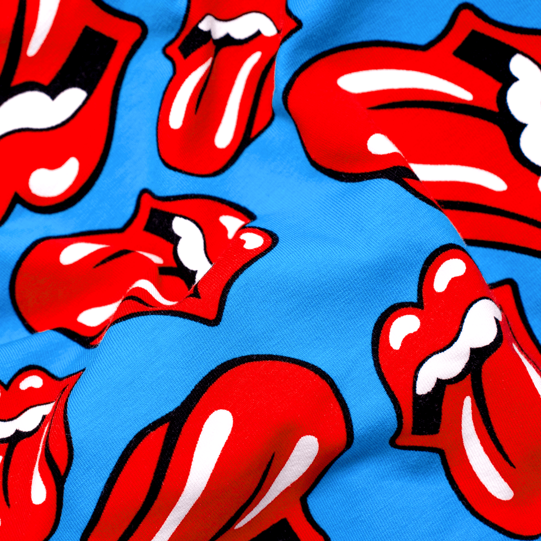 Oddballs The Rolling Stones - Red - Mens Cotton Boxer Shorts