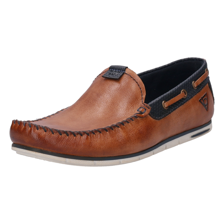 Bugatti Cognac Leather Mocassin