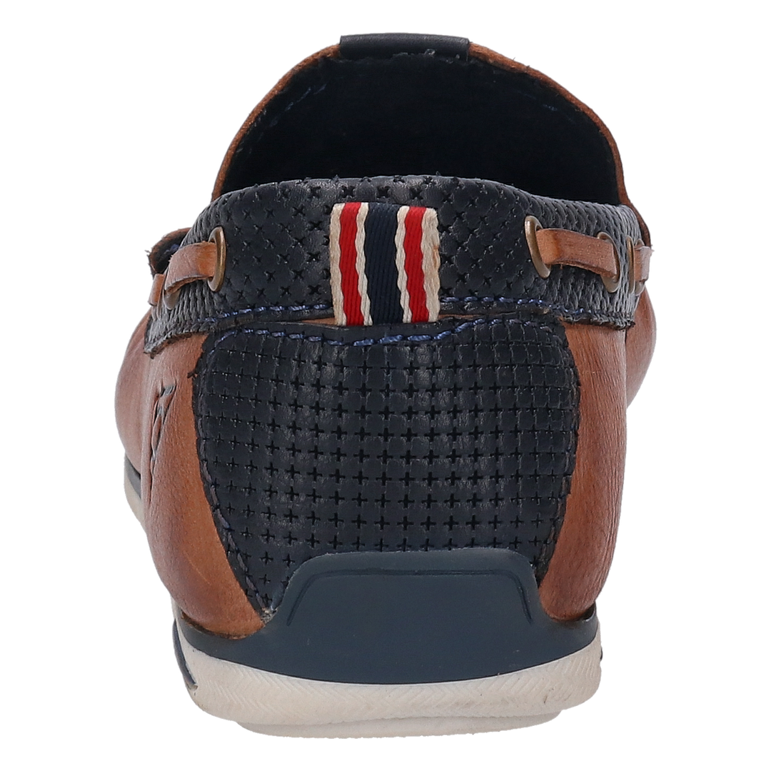 Bugatti Cognac Leather Mocassin