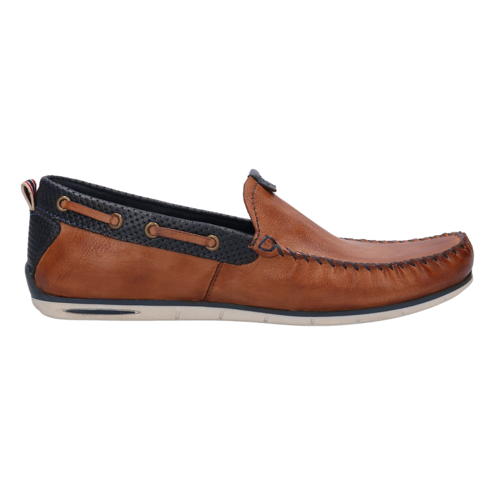 Bugatti Cognac Leather Mocassin