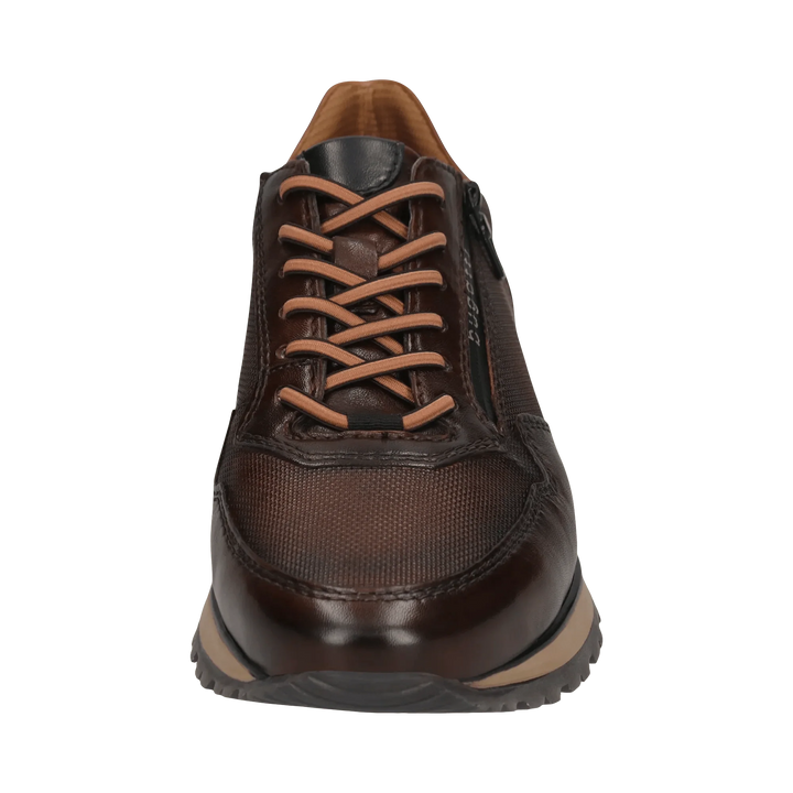 Bugatti Lace Up Wide Fit Brown Trainer