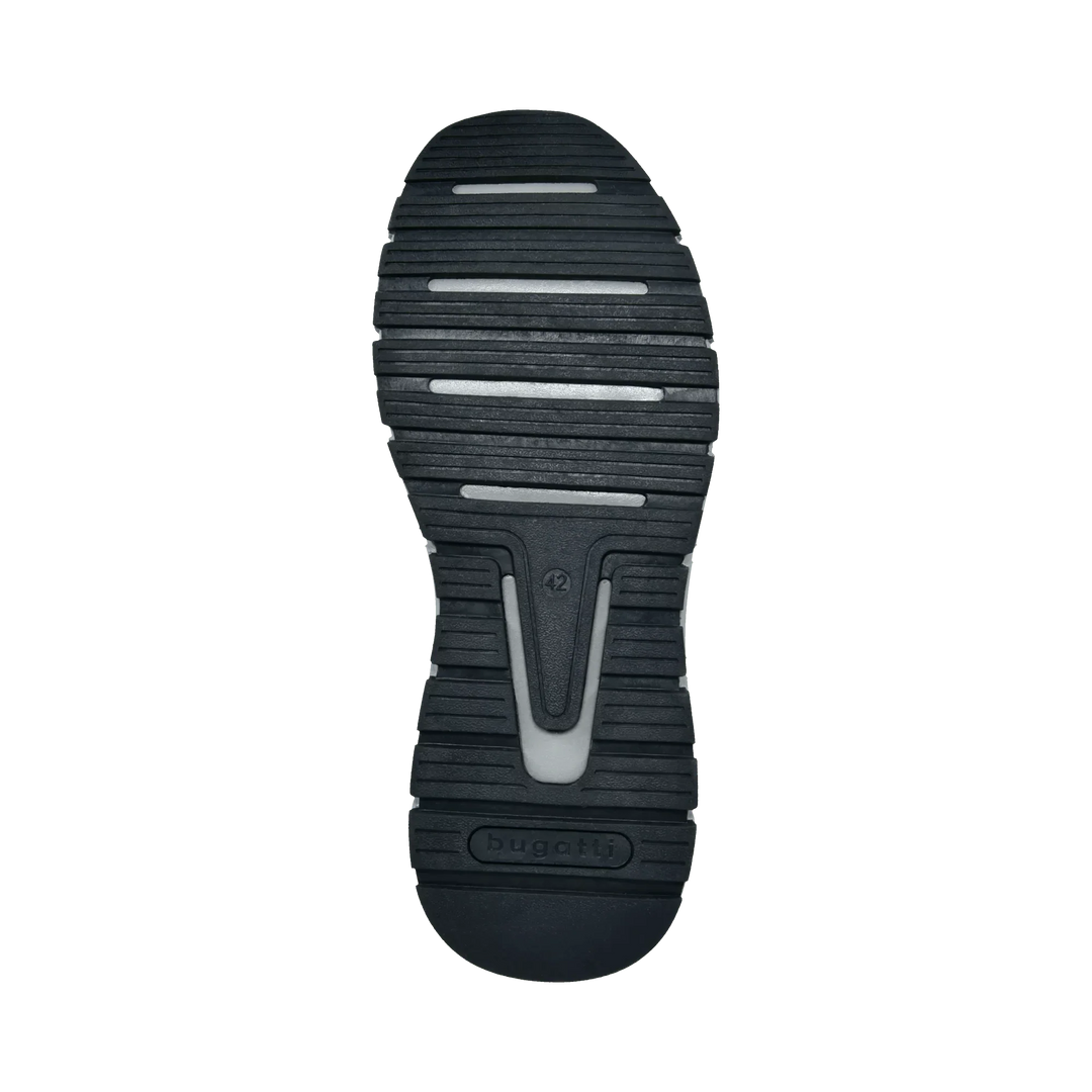 Bugatti Lace Up Wide Fit Dark Blue Trainer