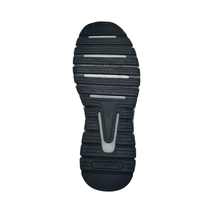 Bugatti Lace Up Wide Fit Dark Blue Trainer