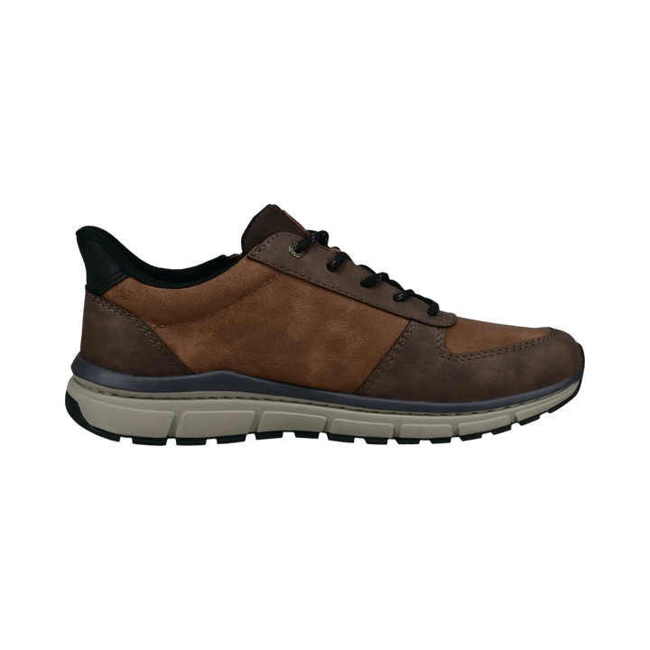Bugatti Lace Up Wide Fit Brown/Cognac Trainer