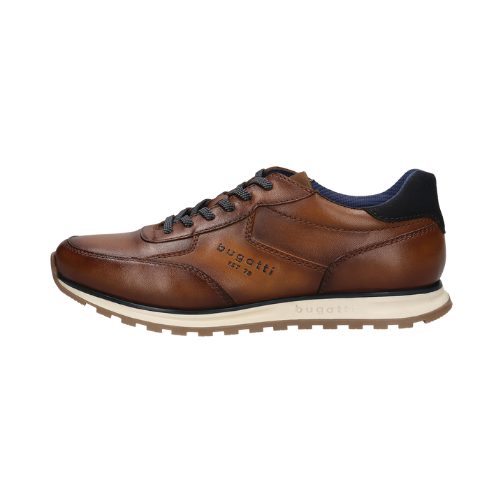 Bugatti Cognac Leather Trainer