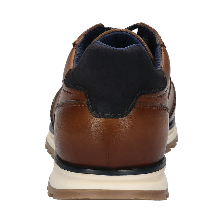 Bugatti Cognac Leather Trainer