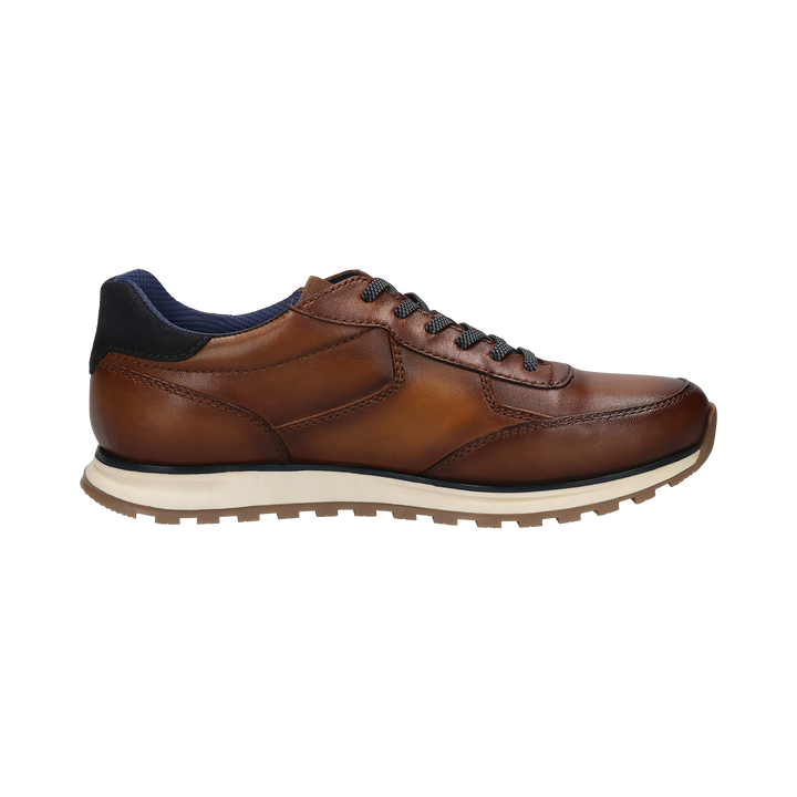 Bugatti Cognac Leather Trainer