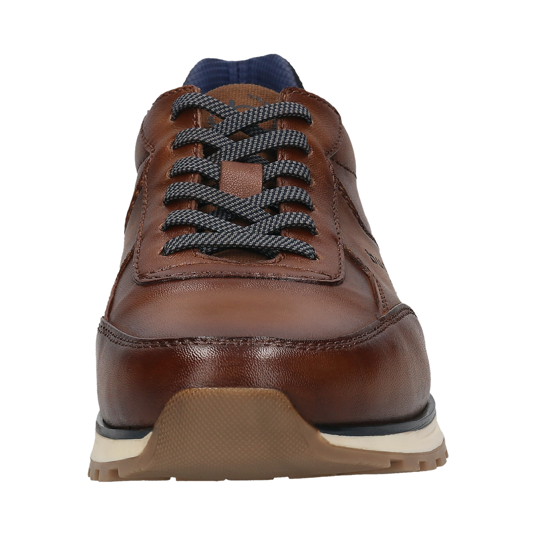 Bugatti Cognac Leather Trainer