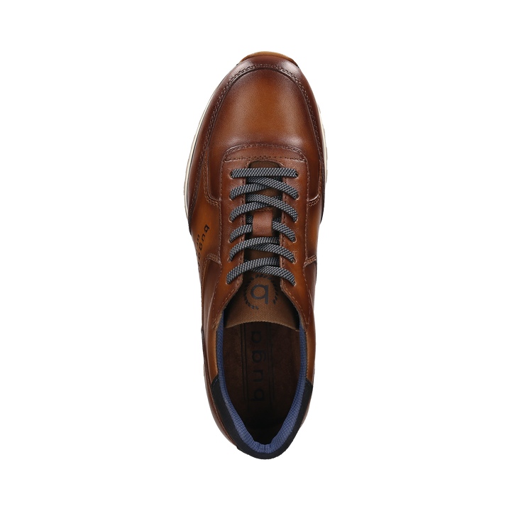 Bugatti Cognac Leather Trainer