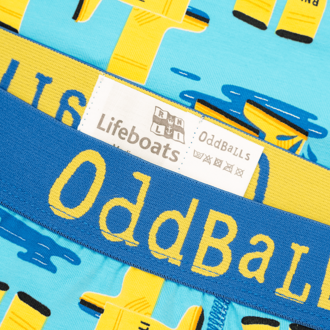 OddBalls RNLI - Mens Cotton Boxer Shorts