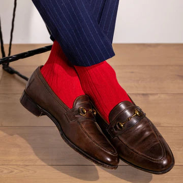 Swole Panda Classic Red Bamboo Socks