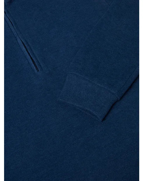 Douglas & Grahame Drifter Sweatshirt Zip Neck Navy