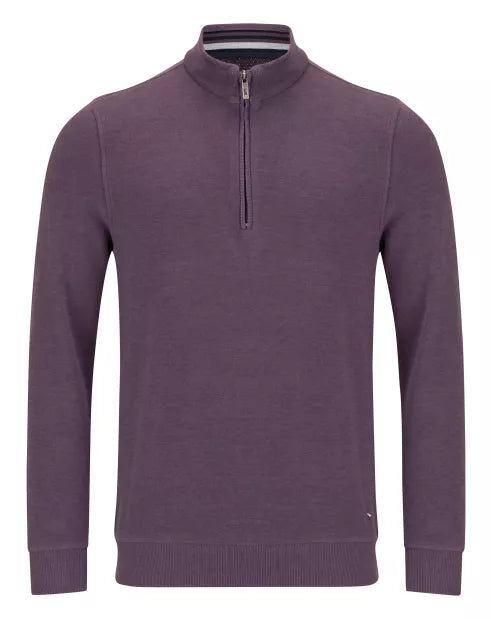 D&G Sweatshirt Purple zip Jumper