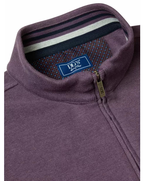 D&G Sweatshirt Purple zip Jumper