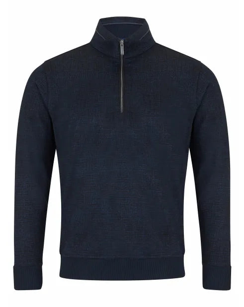 Douglas & Grahame Drifter Sweatshirt Zip Neck Navy