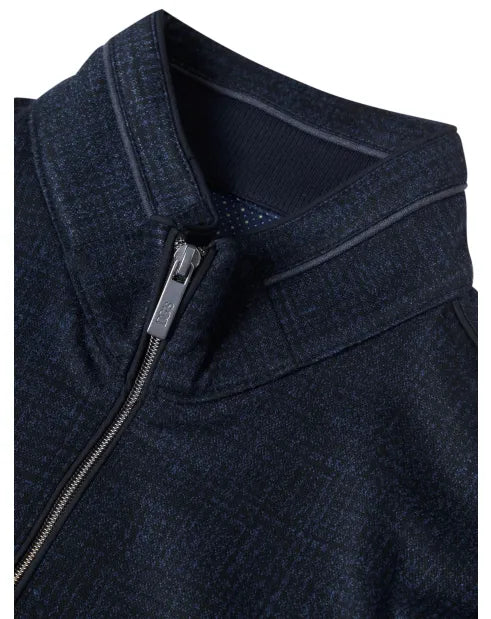 Douglas & Grahame Drifter Sweatshirt Zip Neck Navy