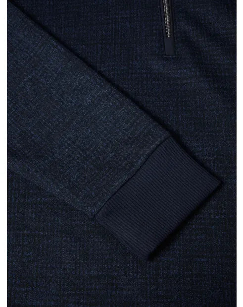 Douglas & Grahame Drifter Sweatshirt Zip Neck Navy