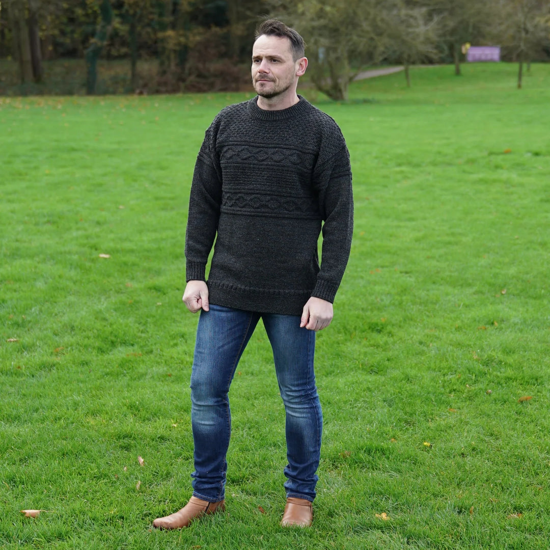 Mars Knitwear Guernsey Denim Marl