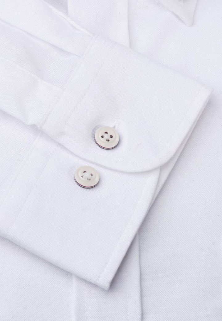 Brook Taverner Oxford Long Sleeve White