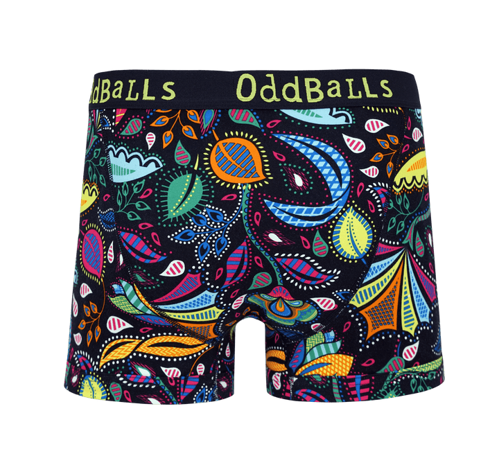 OddBalls Magic Garden - Mens Cotton Boxer Shorts