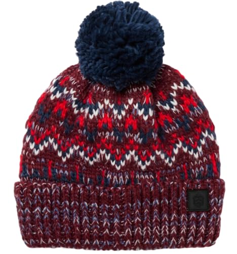 Failsworth Artic Beanie- red & navy