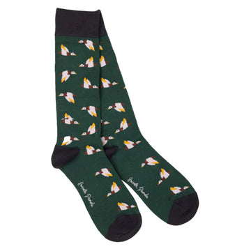 Swole Panda Flying GrouseBamboo Socks