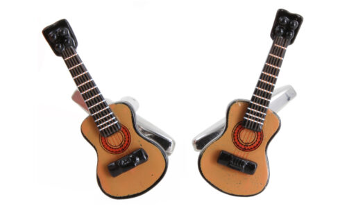 Acoustic Guitar Music Cufflinks