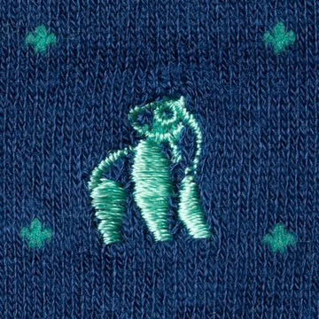 Swole Panda Spotted Green Bamboo Socks